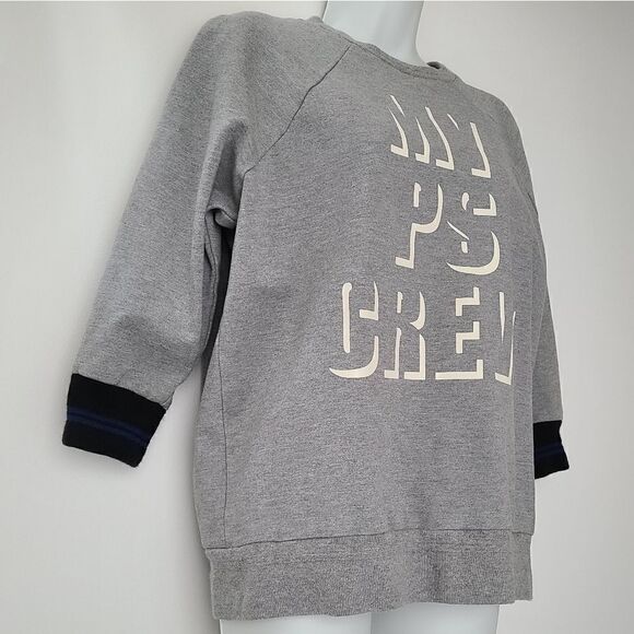 Public School for J. CREW Grey Sweatshirt S - Picture 3 of 8